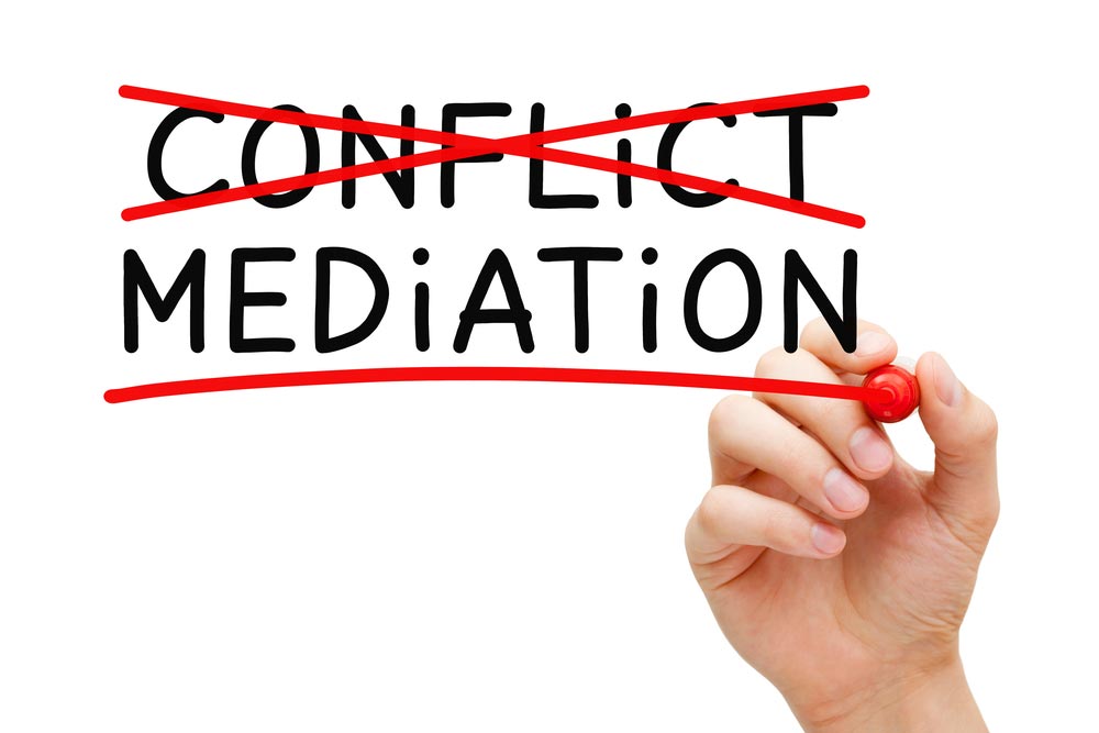 conflict resolved with mediation